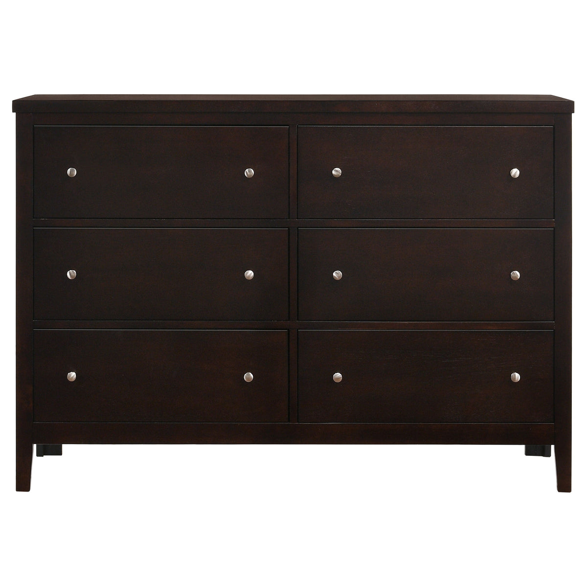 Wedgewood Cappuccino 6-Drawers Dresser