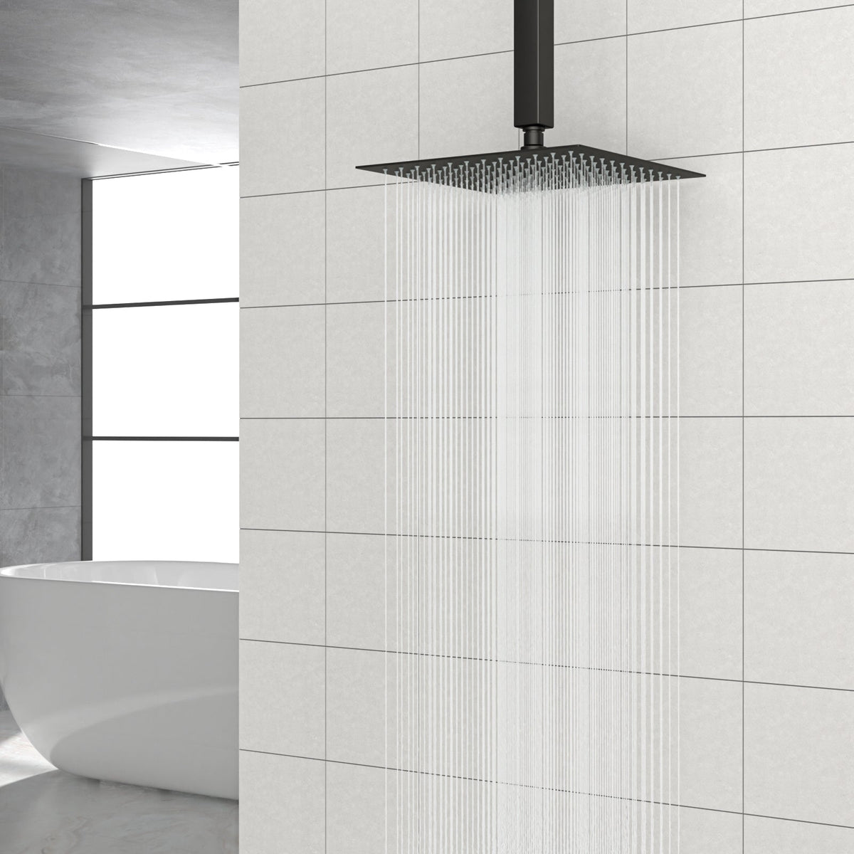 10" Stainless Steel Rainfall Shower Head