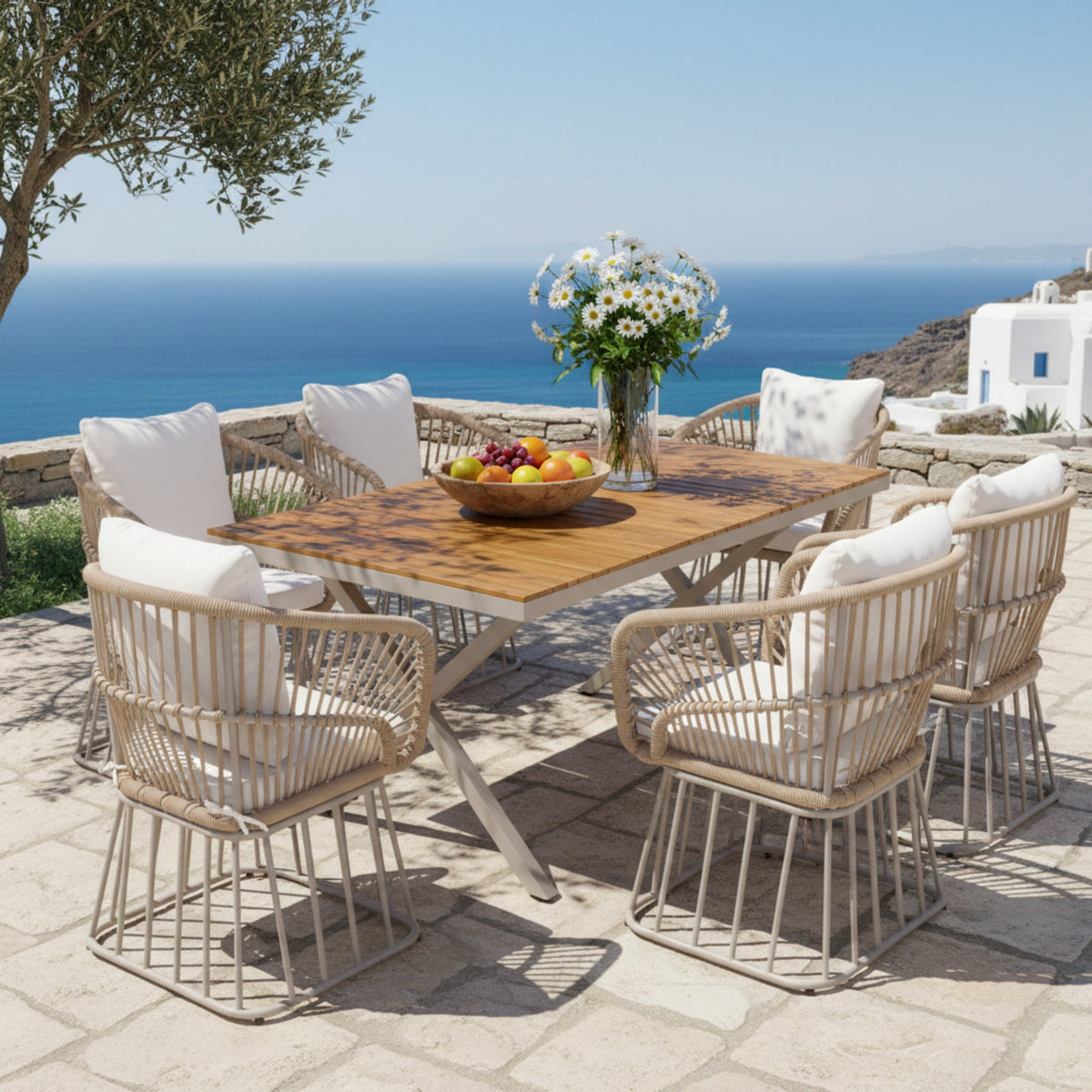 Outdoor 7-Piece Dining Set