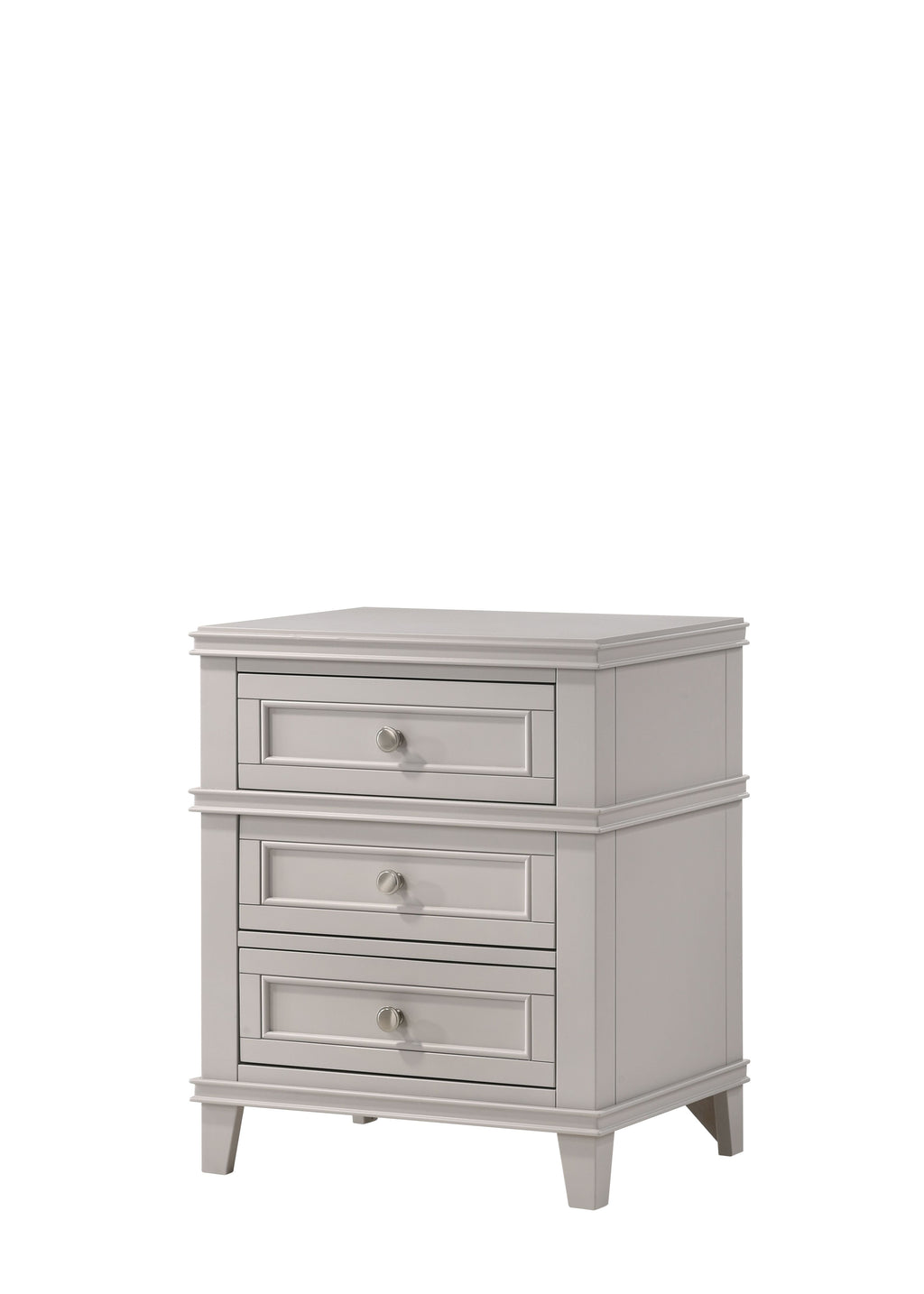 3 Drawer Nightstand With USB Charging Port
