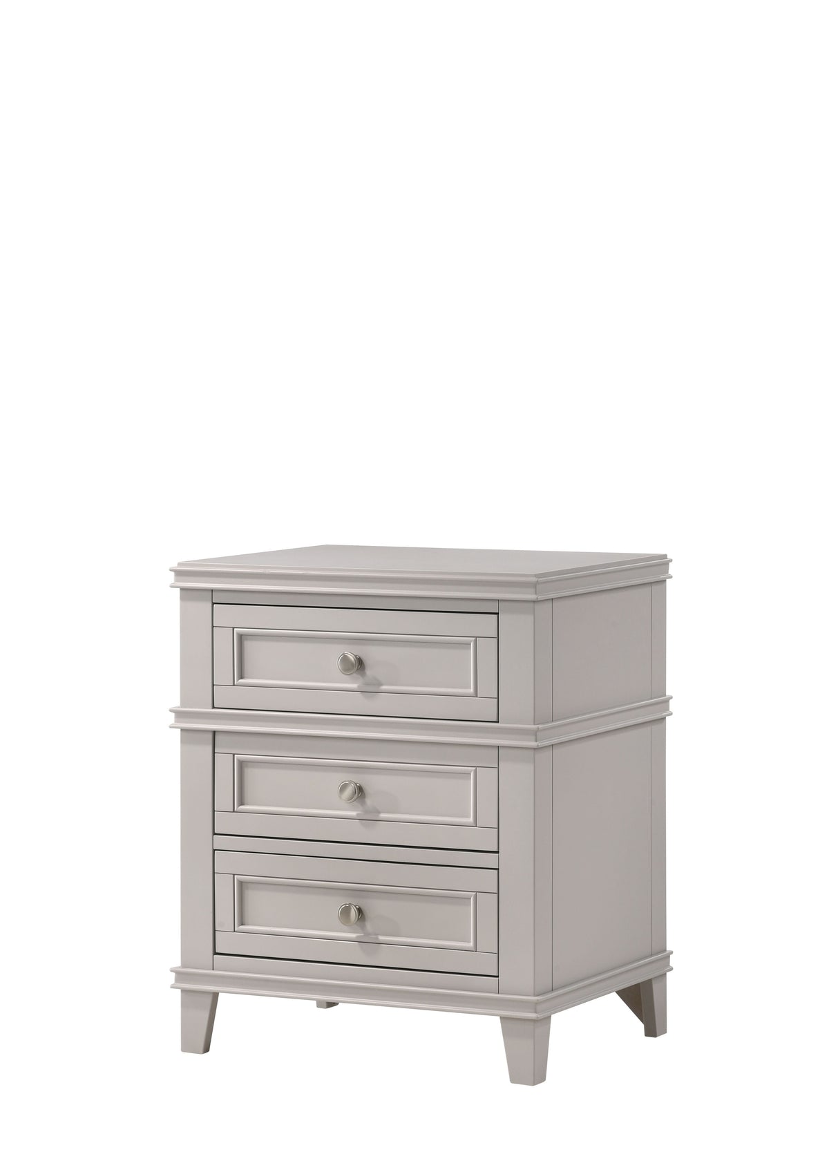 3 Drawer Nightstand With USB Charging Port