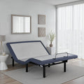Queen Adjustable Bed Base with Massage and Head and Foot Position Adjustments