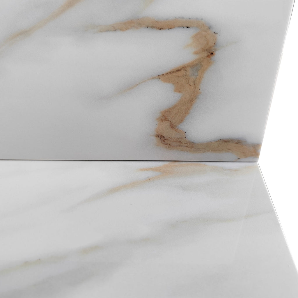 31 Inch Carrara Marble Vanity Top with Undermount Sink