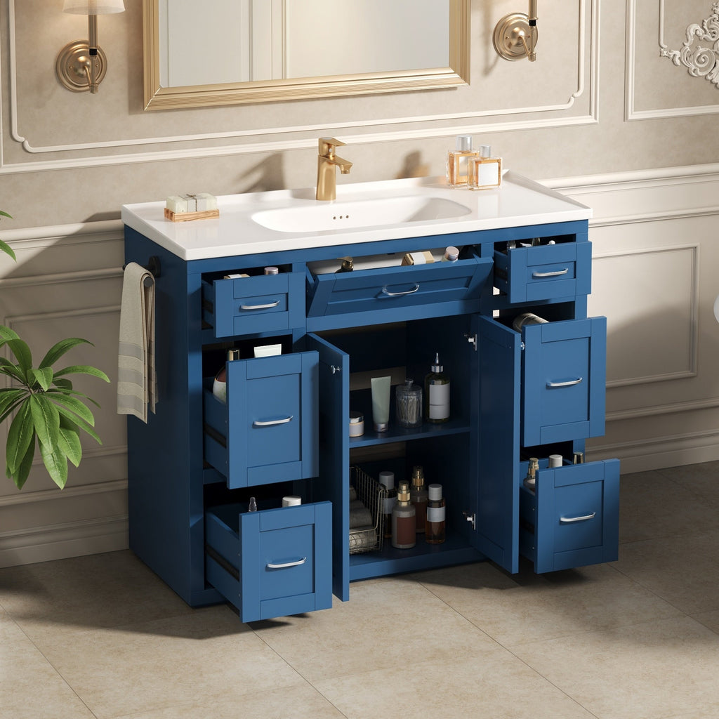 Navy Blue 48" Bathroom Vanity