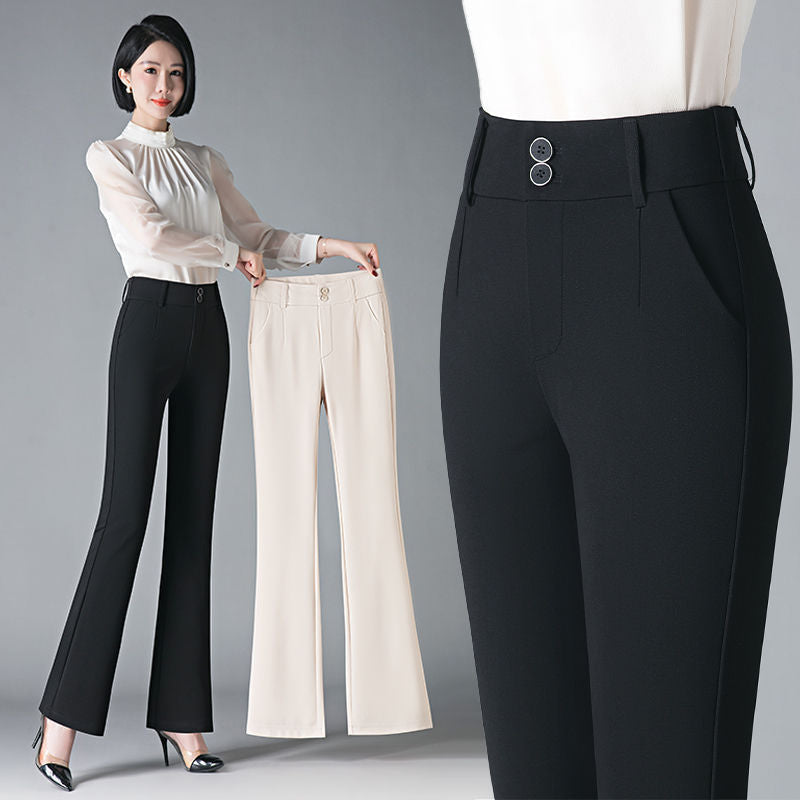 Women's Casual High-waisted Bootcut Pants