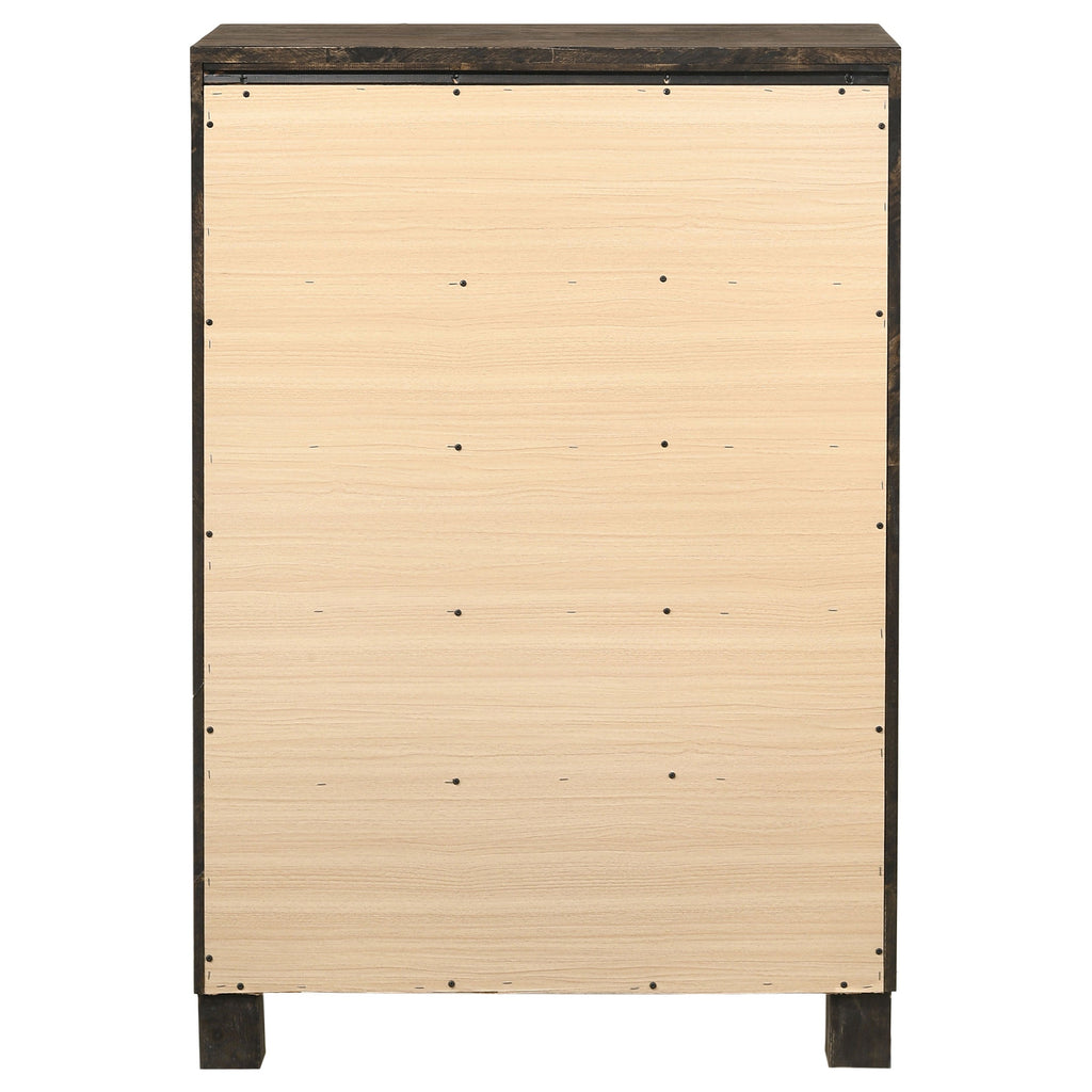 Bren Rustic Golden Chest of Drawers