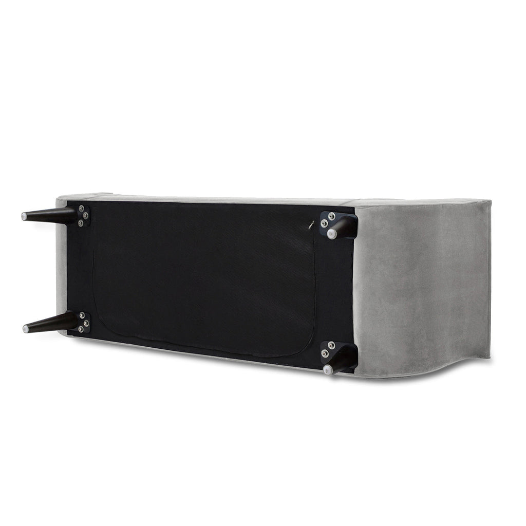 Alma Tufted Flared Arm Entryway Bench, Opal