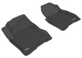 3D MAXpider 2008-2013 Nissan Rogue Kagu 1st Row Floormat - Black L1NS02911509