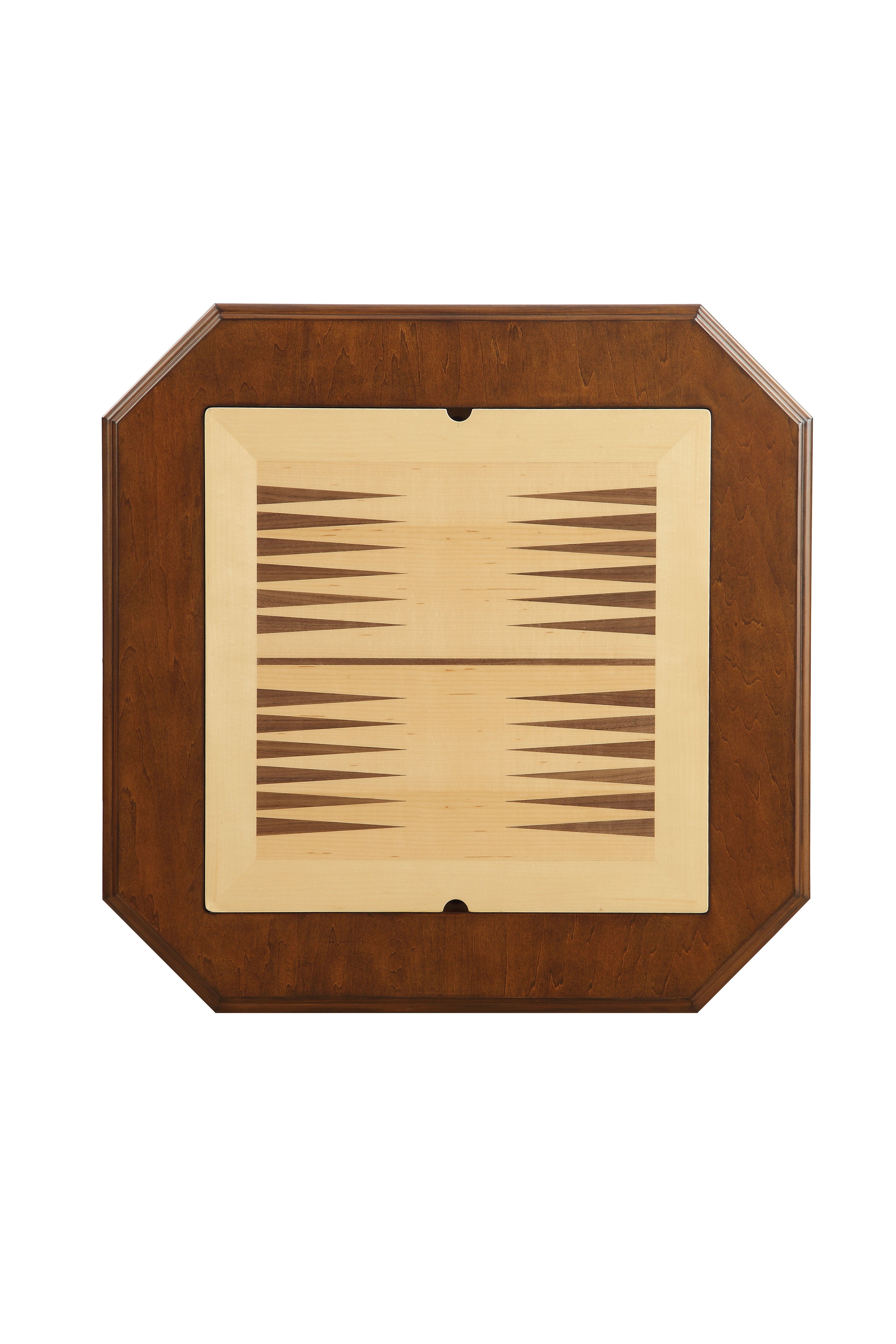 Bishop Cherry Finish Reversible Chess Checker Game Table