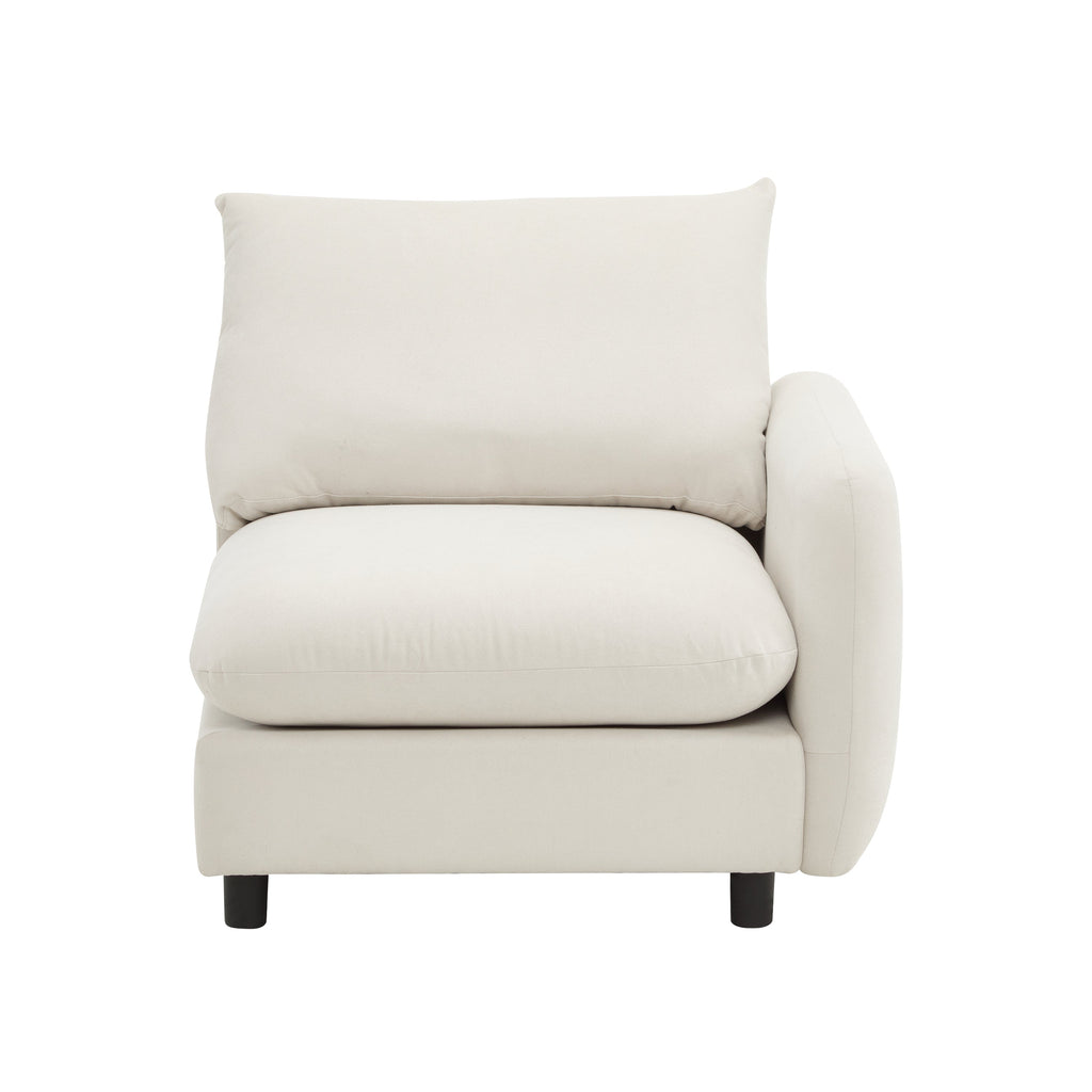 69 in. 2-Seats Modular Sectional Sofa Corner Chair