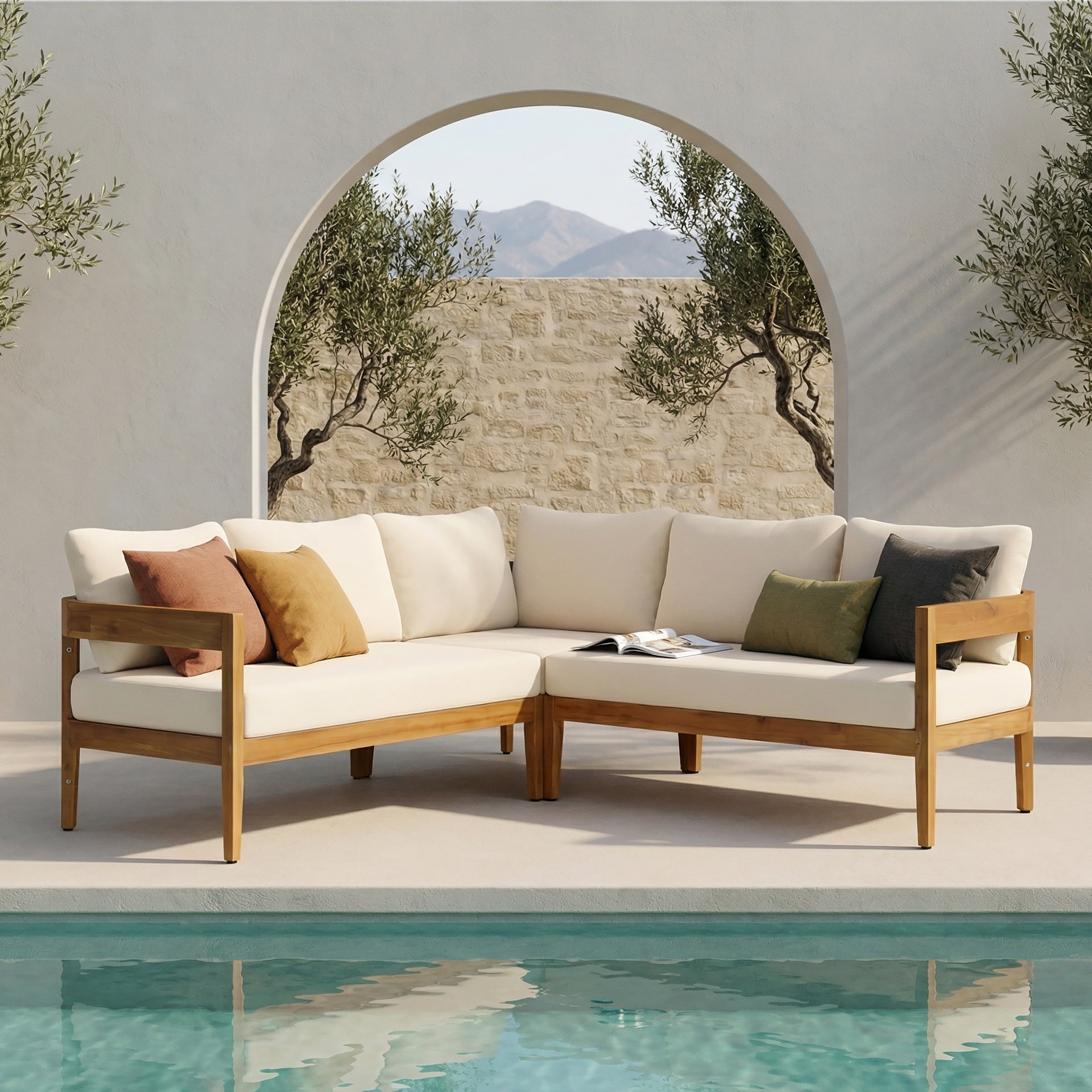 Brooklyn 3-Pieces Patio Conversation Set