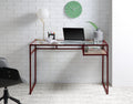 Yasin Glass Top Desk