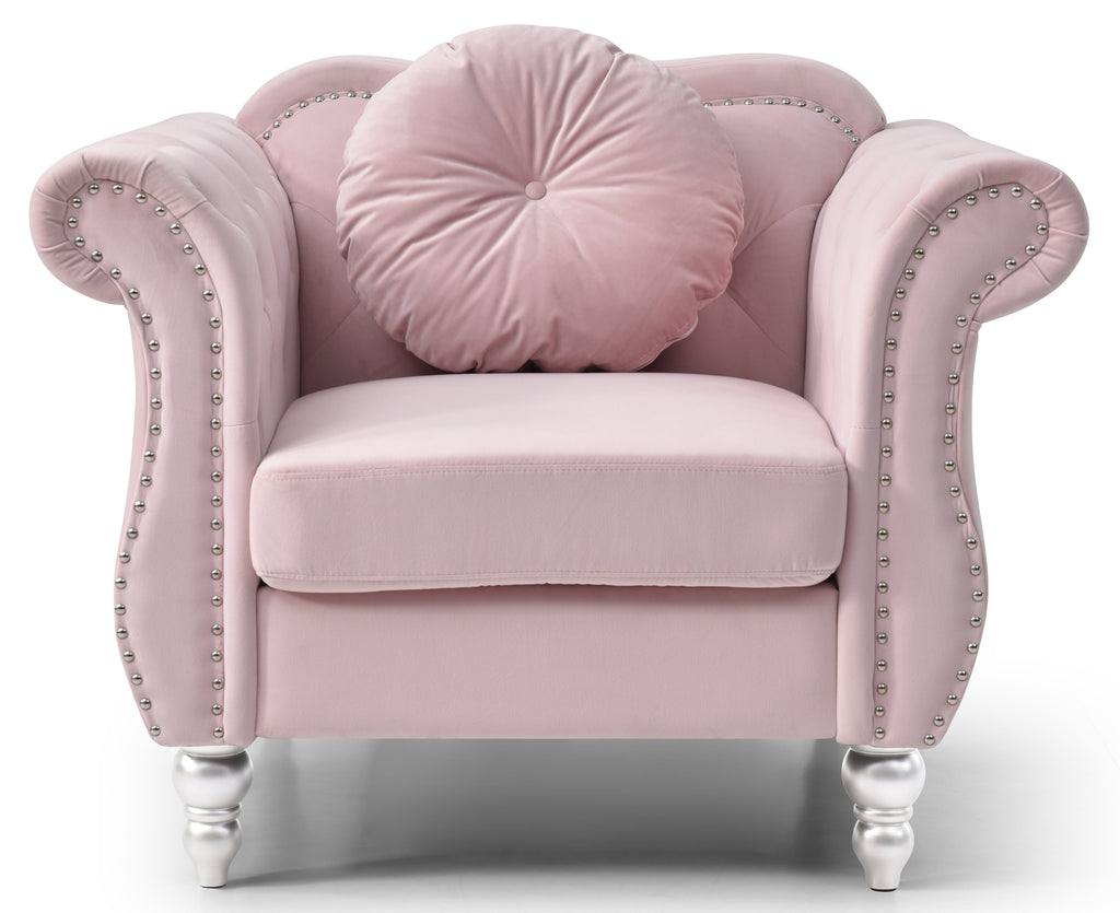 Chic Transitional Accent Chair
