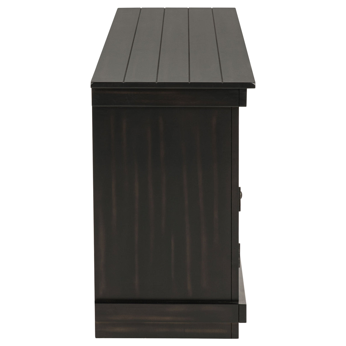 Castleton Distressed Java TV Stand Media Console