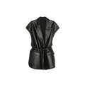 Womens Sleeveless PU Leather Vest For FallWinter Fashion Trends
