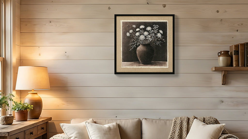Artistic Path Abstract Flower Bouquet Wall Art