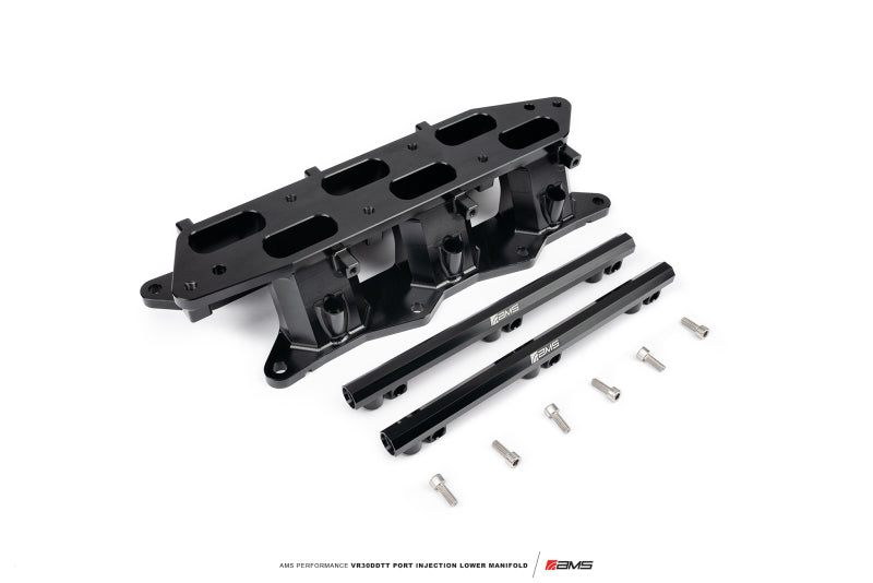 AMS Performance 2023+ Nissan Z Port Injection Lower Manifold - Black AMS.47.08.0001-1
