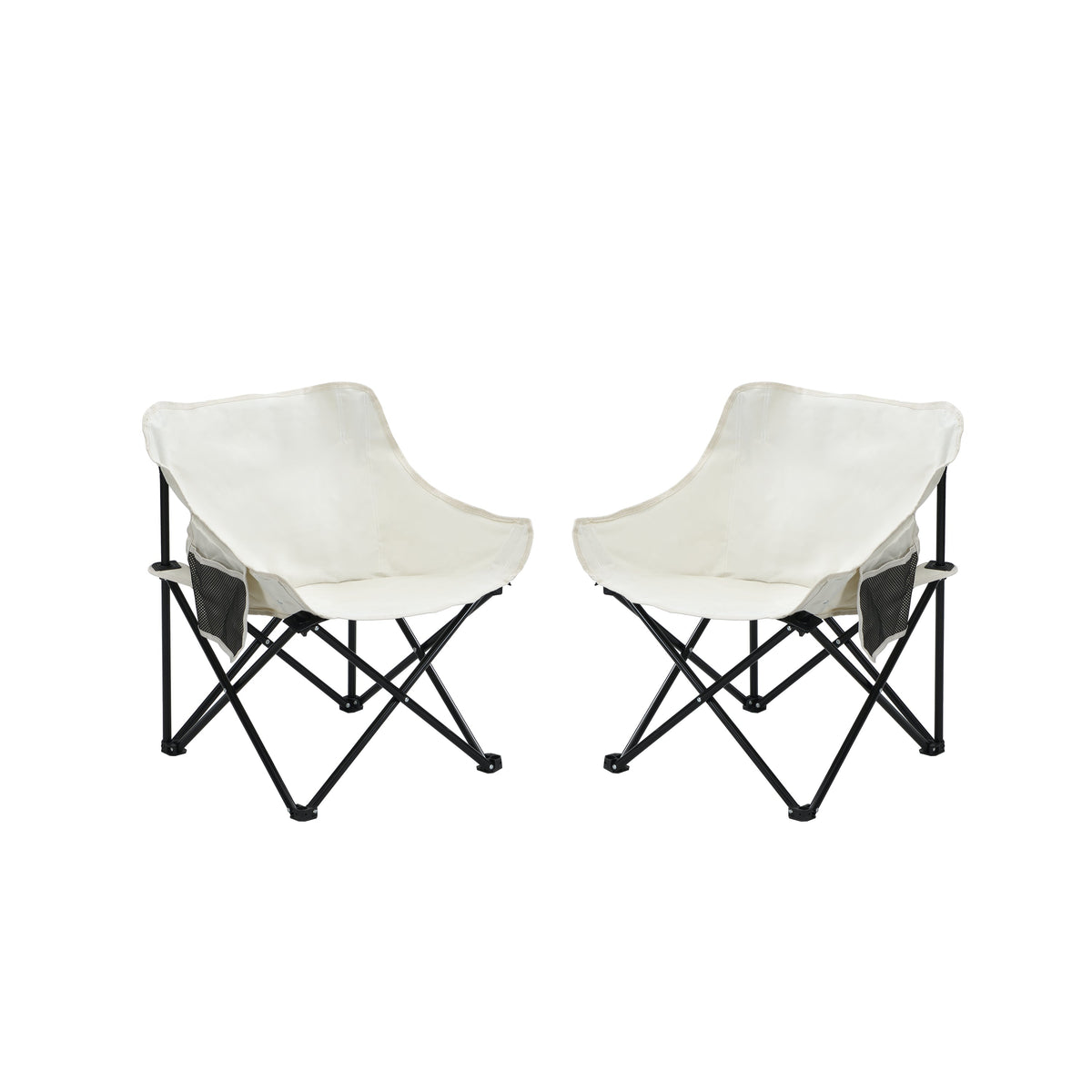 2PCS Outdoor Camping Chairs Folding/Portable, Carry Bag