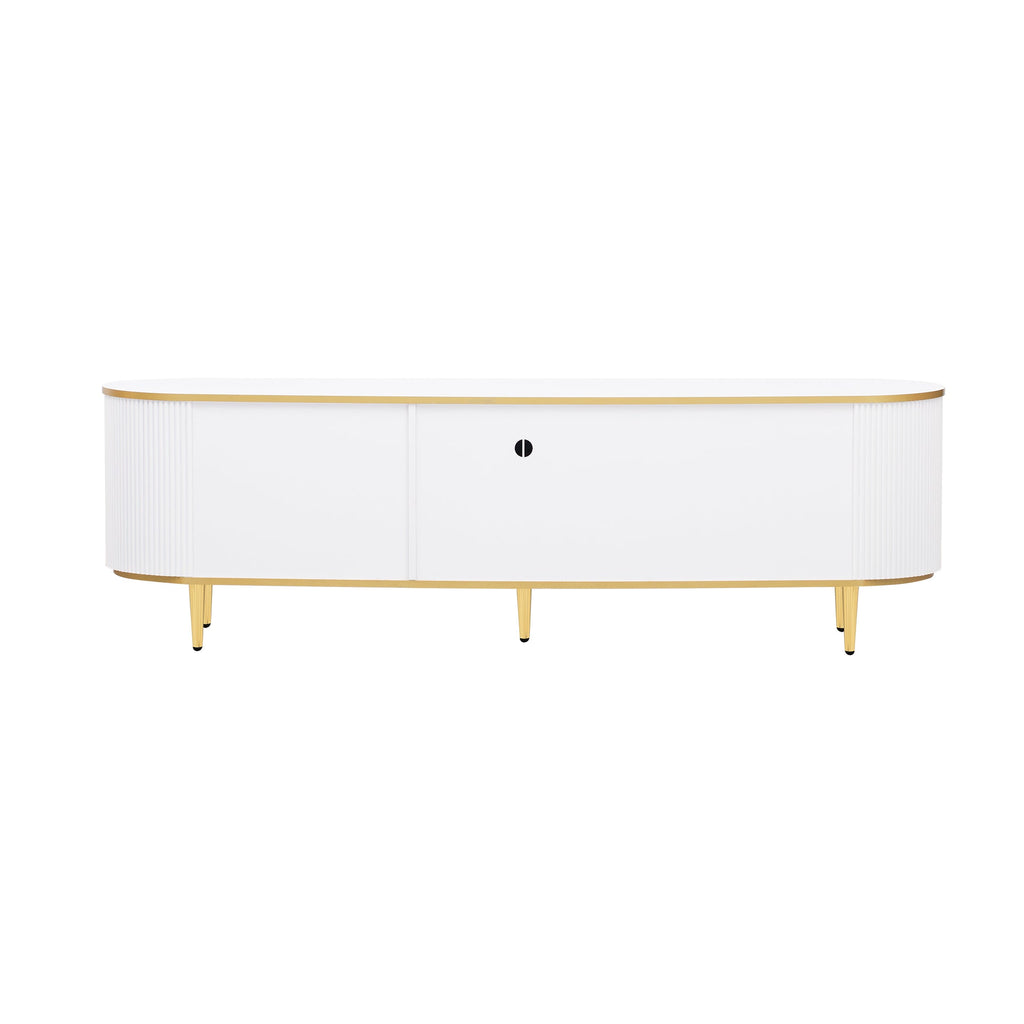 Vibe Haus Modern TV Stand for TVs Up to 80 Inches
