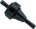 BikeMaster 1/4in Inline Fuel Filter - Black 152402