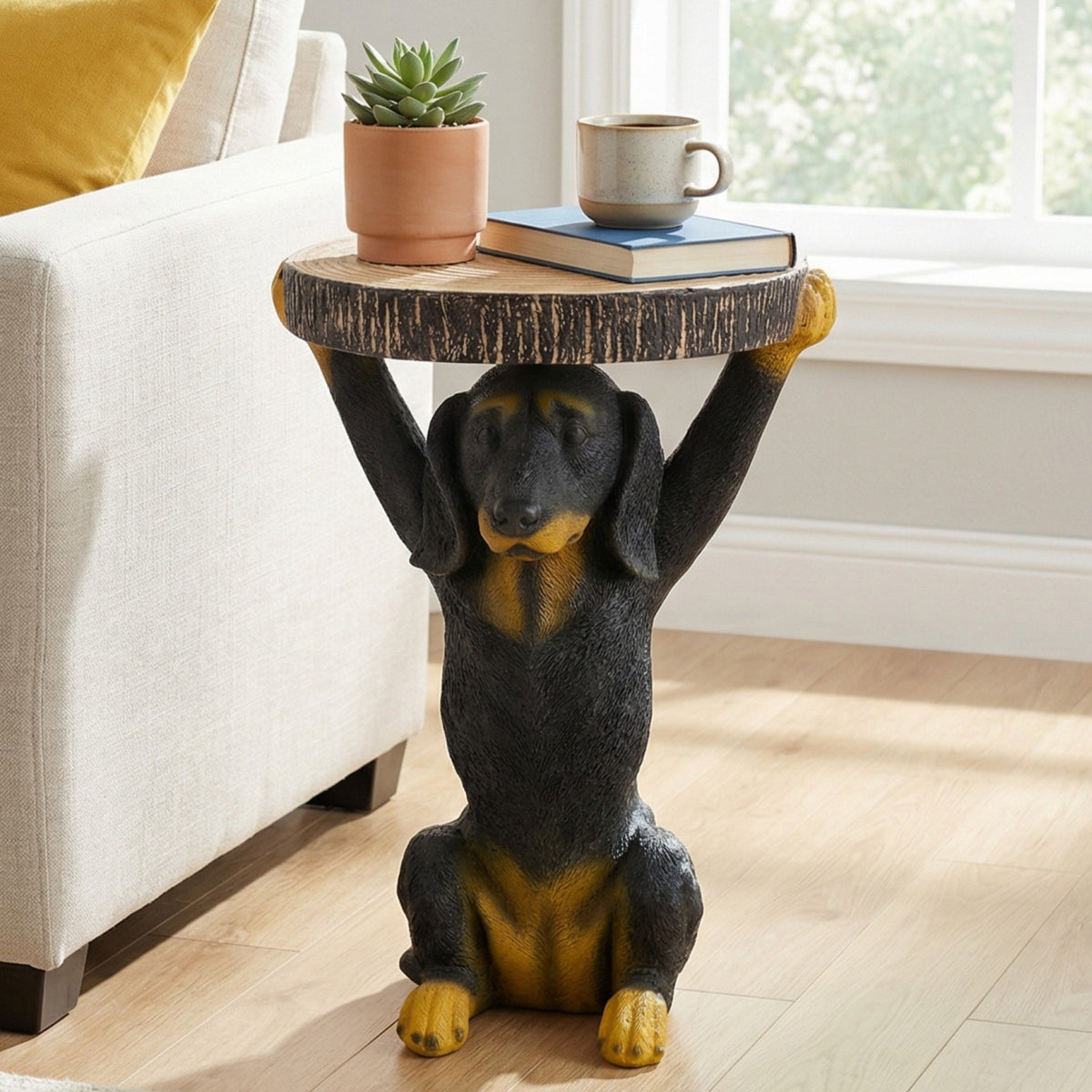 Black Dog Side Table