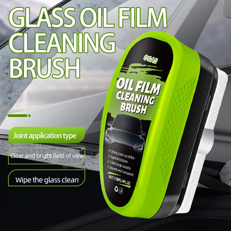 Windshield And Side Window Oil Film Remover Brushpowerful Degreasing And Stain Removing Formula