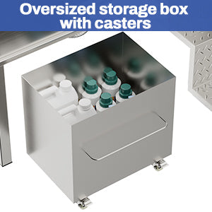 50in Stainless Steel Dog Washing Station