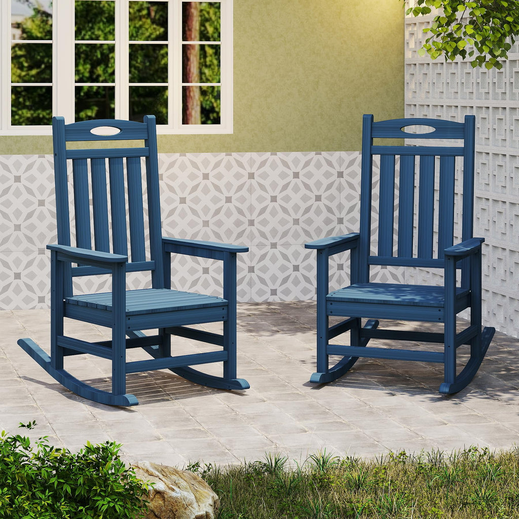 Outdoor Rocking Chair Set of 2