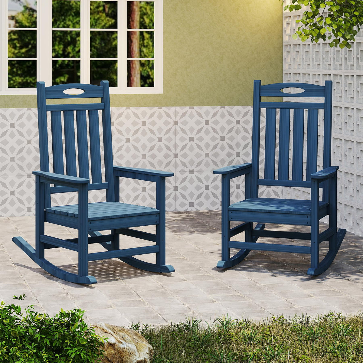 Outdoor Rocking Chair Set of 2