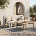 Perla 3 Seater Sofa and Table Set
