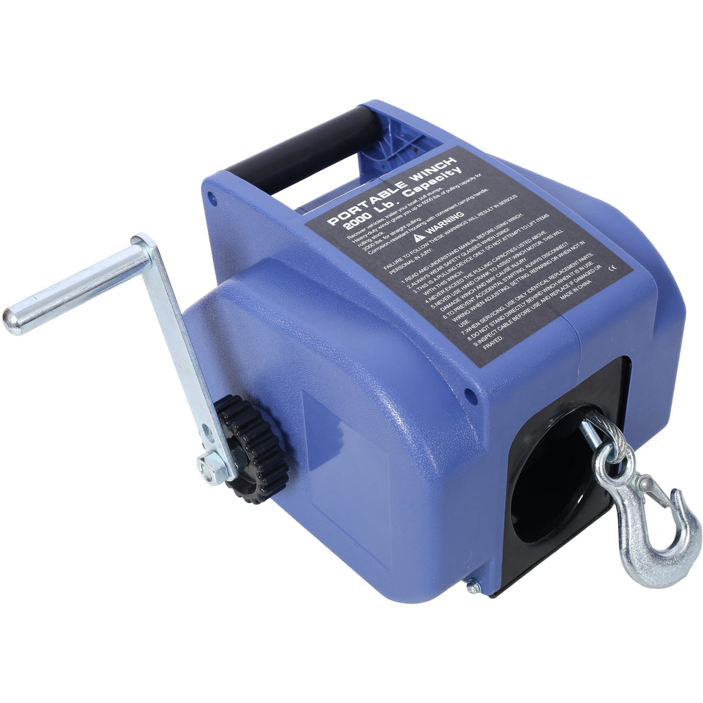 12V 2000lbs Reversible Electric Trailer Winch