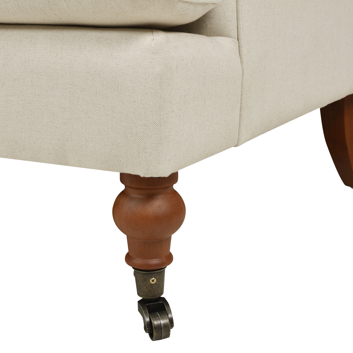 Alana Lawson Three-Cushion Tightback Sofa, Light