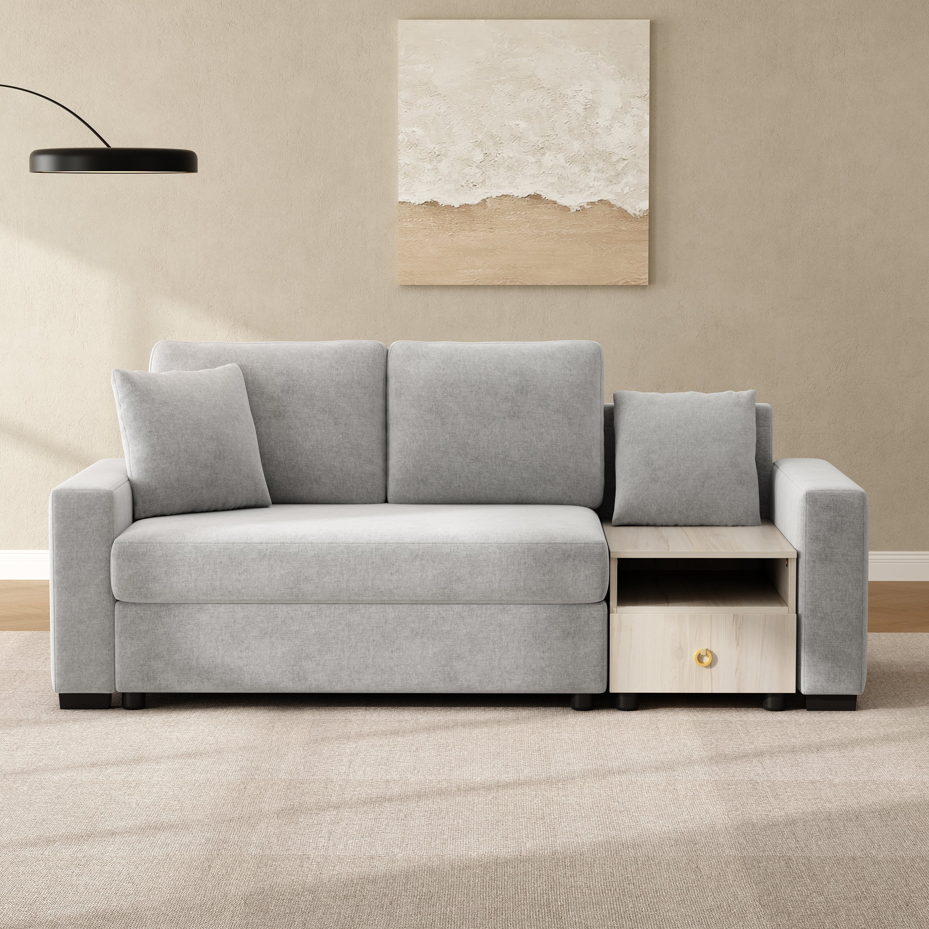 Modern Sofa Couch 79.3" Modular Sofa