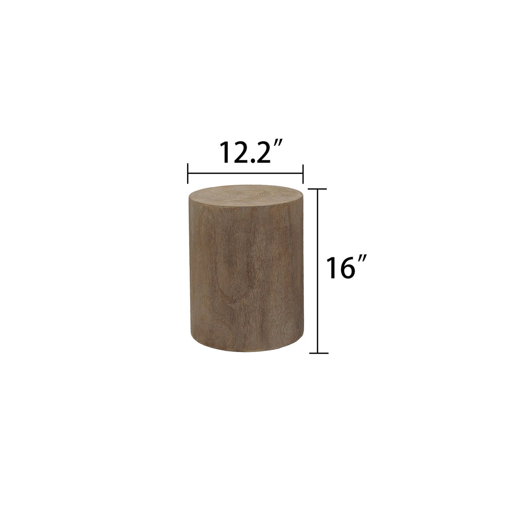 Set of 3 Rounded Wood Coffee Tables
