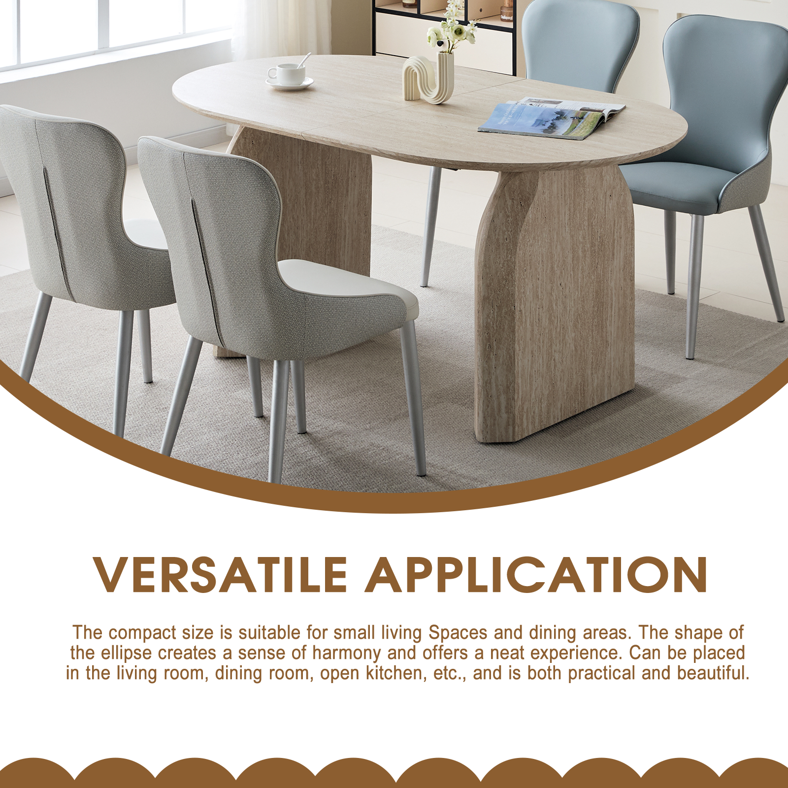 Wood Extendable Dining Table