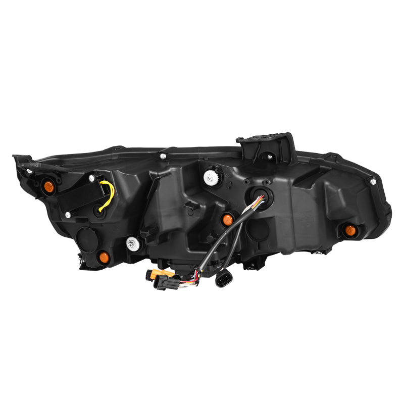 AlphaRex 16-21 Honda Civic NOVA-Series LED Proj Headlights Alpha-Black w/Actv Lgt & Seq.Sig / SB DRL 880492 *Discontinued