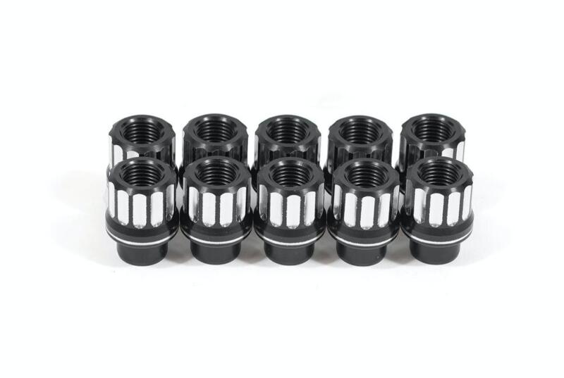 BMR Suspension BMR 10-24 Chevrolet Camaro 5th/6th Gen Lug Nut Kit 14mm x 1.50 RH Shank 12-pt Alum Set of 10 LNK024
