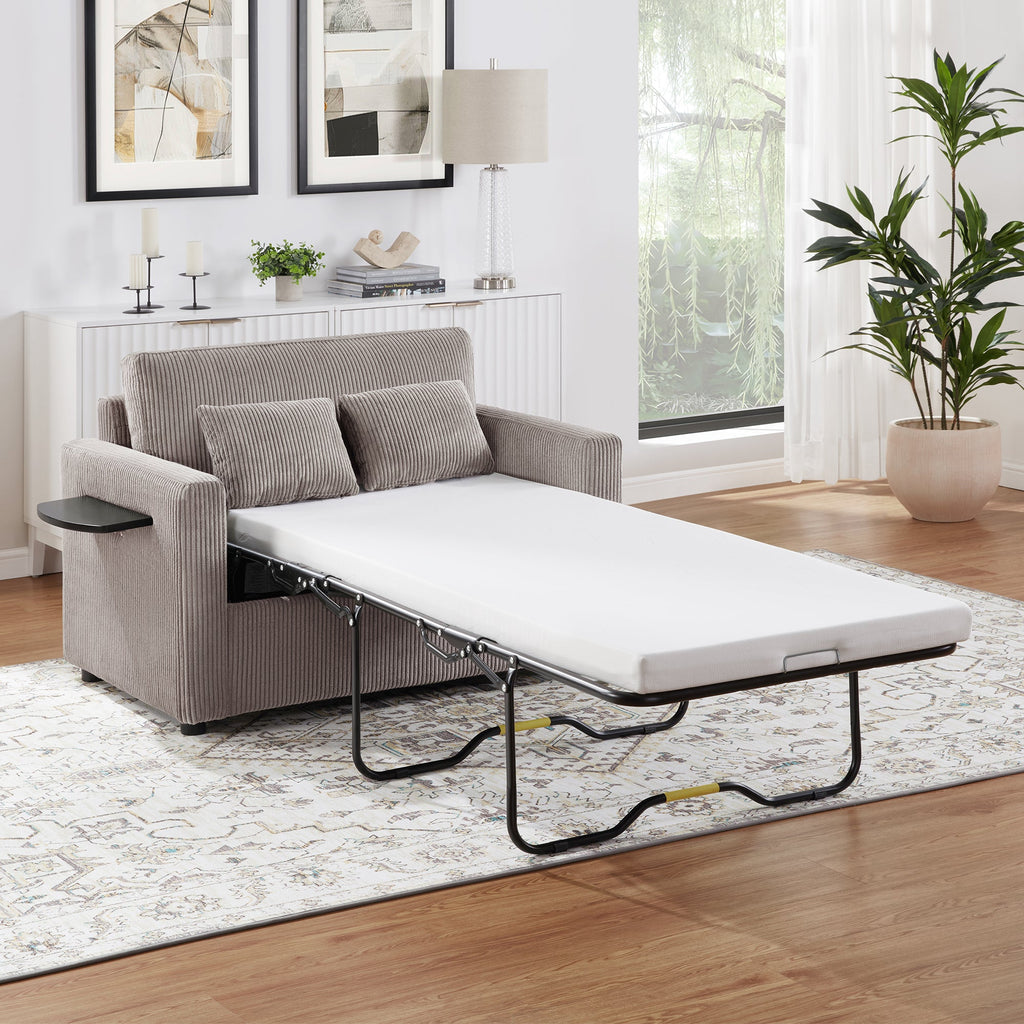 Twin Size Sofa Bed with USB Ports