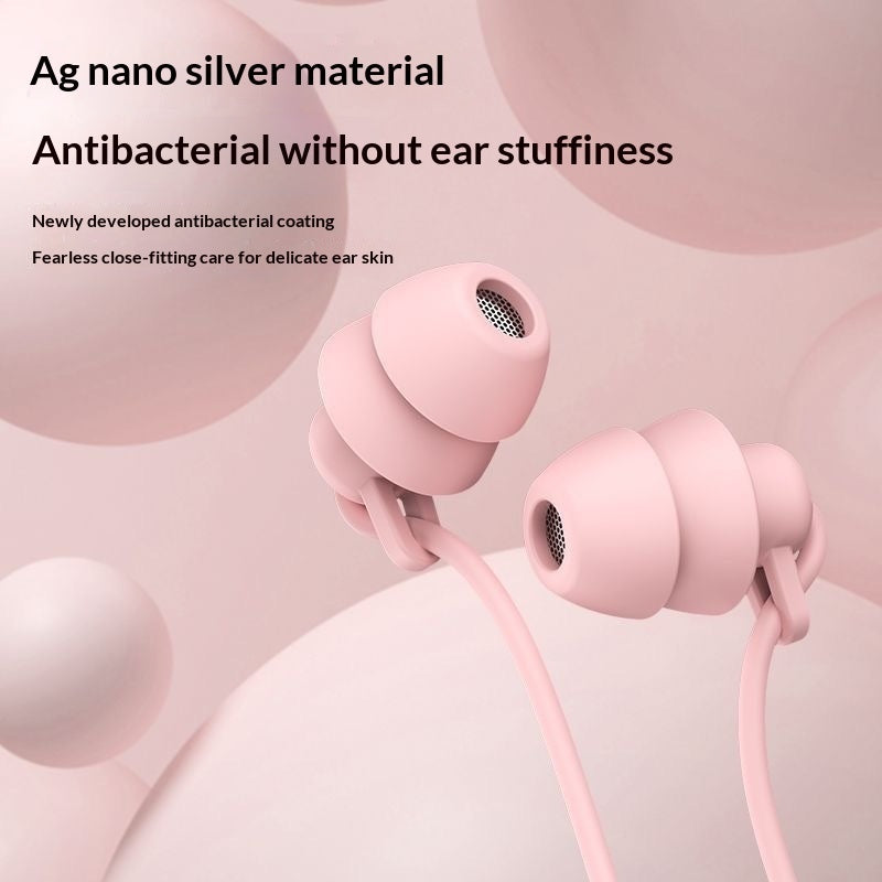 Wired In-ear Sleep Headphones For Noise Isolation, Suitable For Side Sleeping