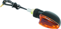 BikeMaster Ministalk Marker Light V-Shape - Black/Amber 266011