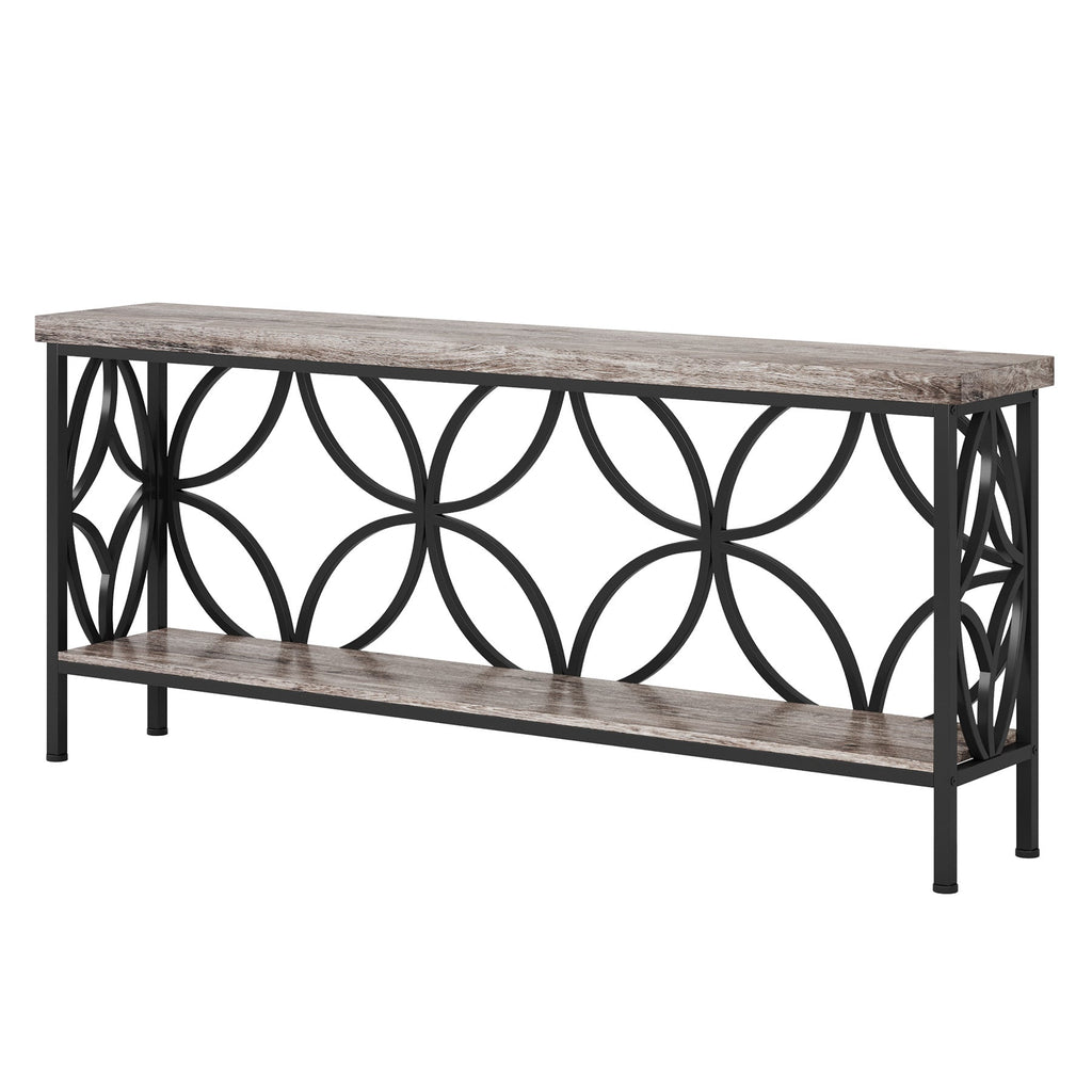 70.9” Extra Long Industrial Console Table