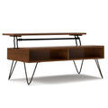 Hunter 48 Inch Wide Solid Wood Lift Top Coffee Table
