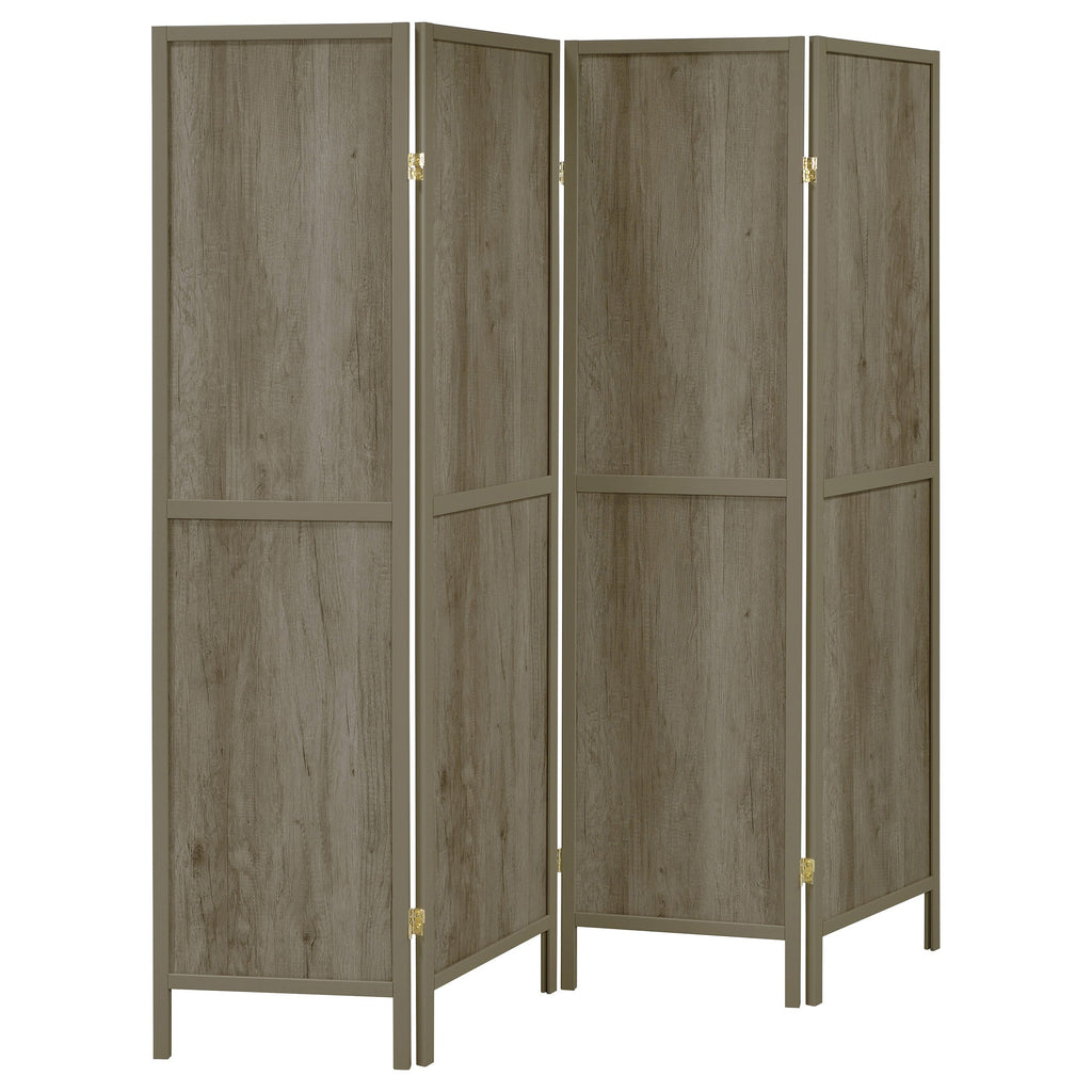 Grey Driftwood and Light Privacy Screen