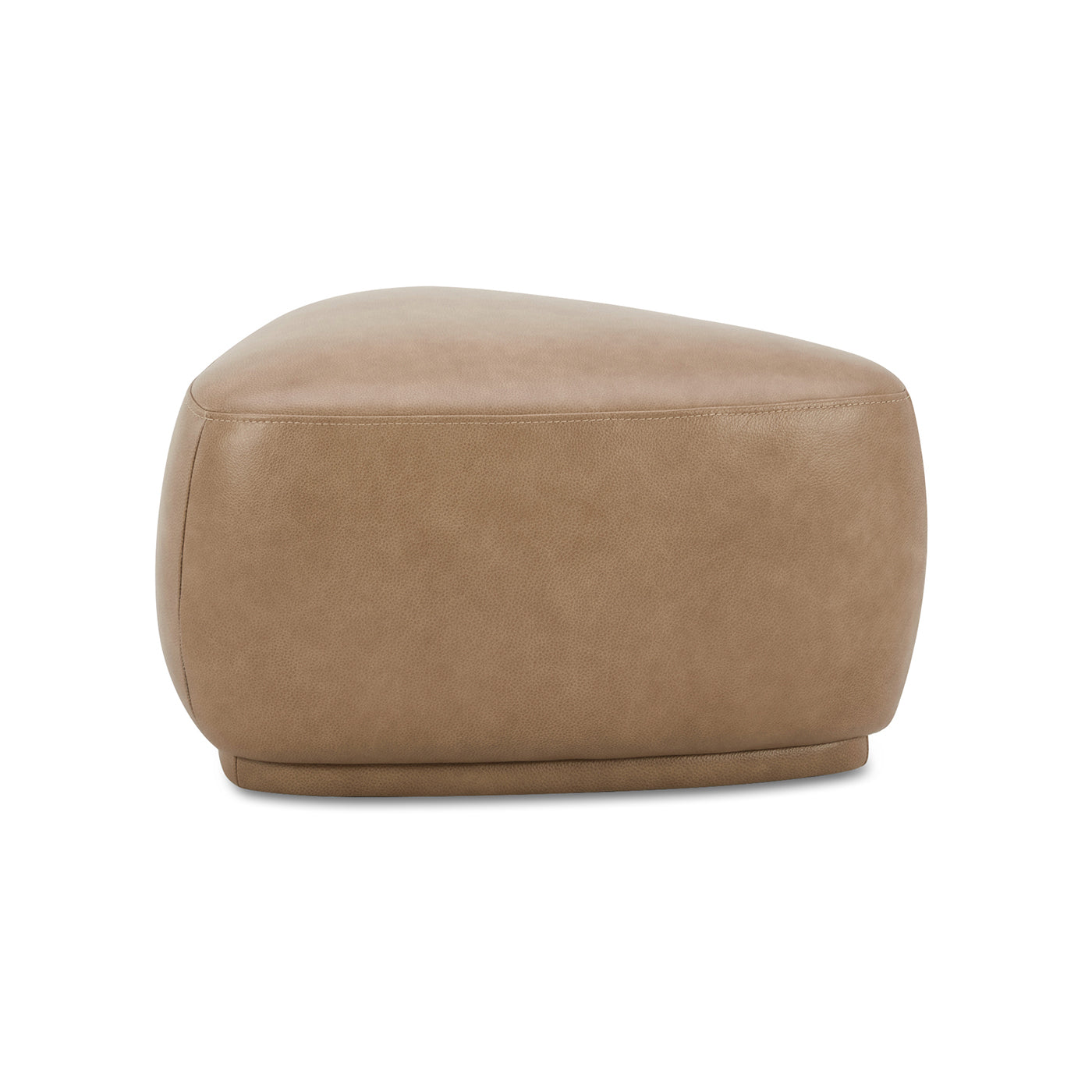Pebble 26" Rounded Triangle Cocktail Ottoman - Tuscan