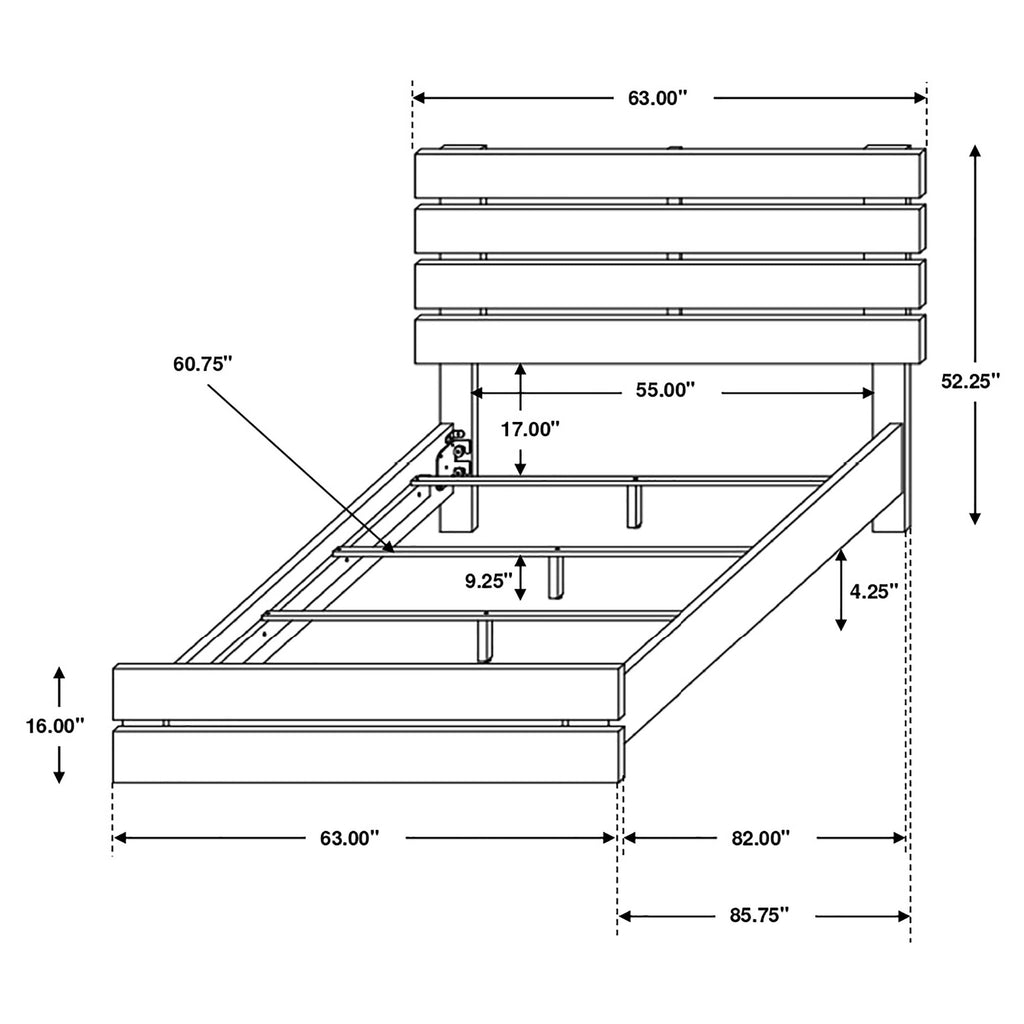 Coastal Platform Bed