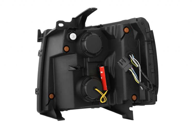AlphaRex 07-13 Chevy 1500HD NOVA LED Proj Headlights Plank Style Chrm w/Activ Light/Seq Signal 880207 *Discontinued