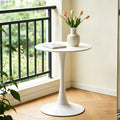 White Round Dining Table