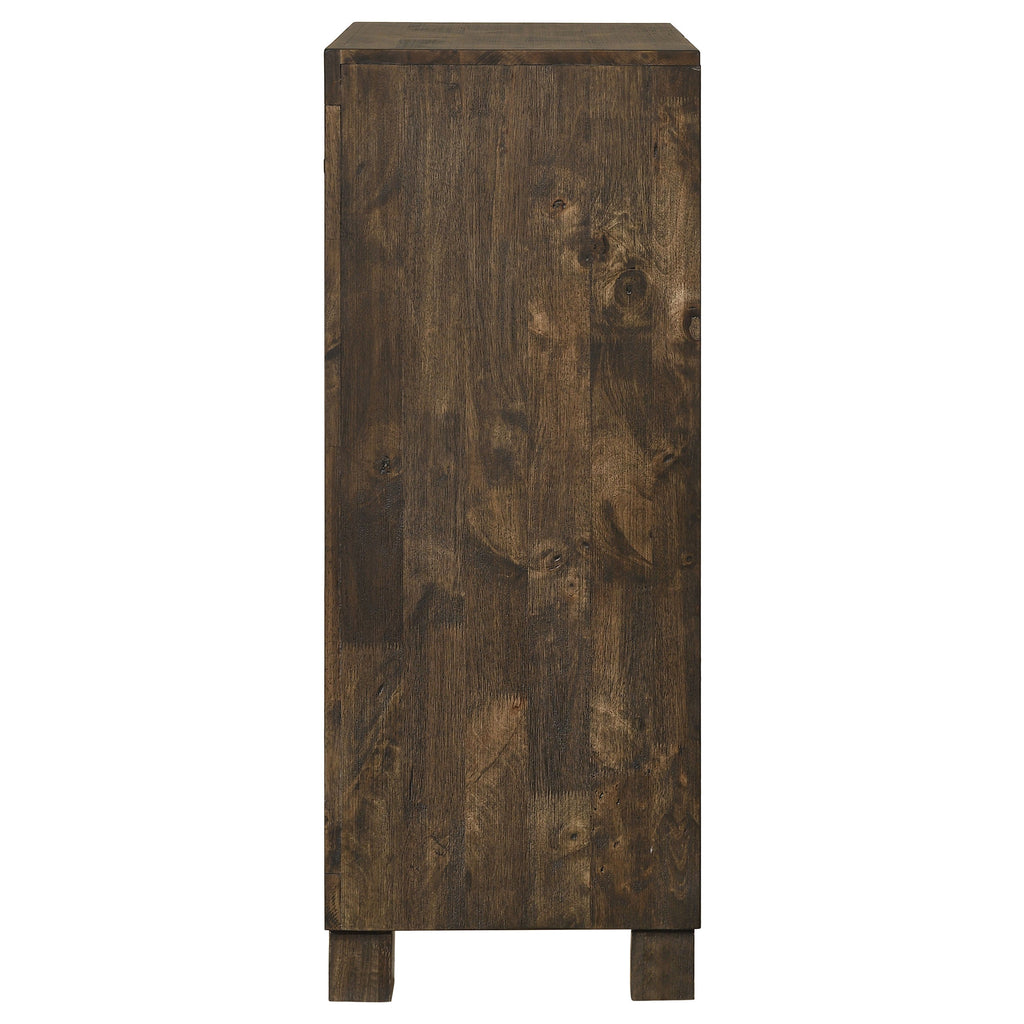 Bren Rustic Golden Chest of Drawers