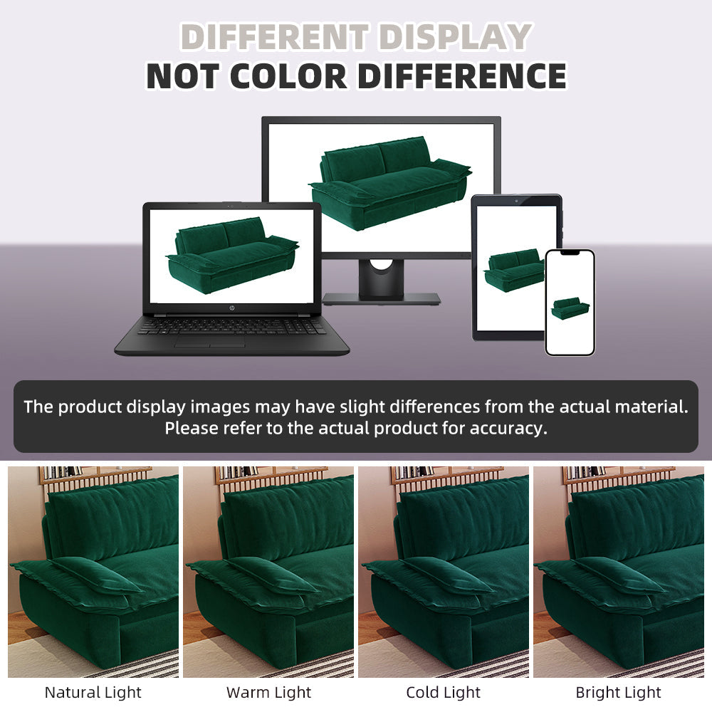 73.2" Queen Pull Out Sofa Bed