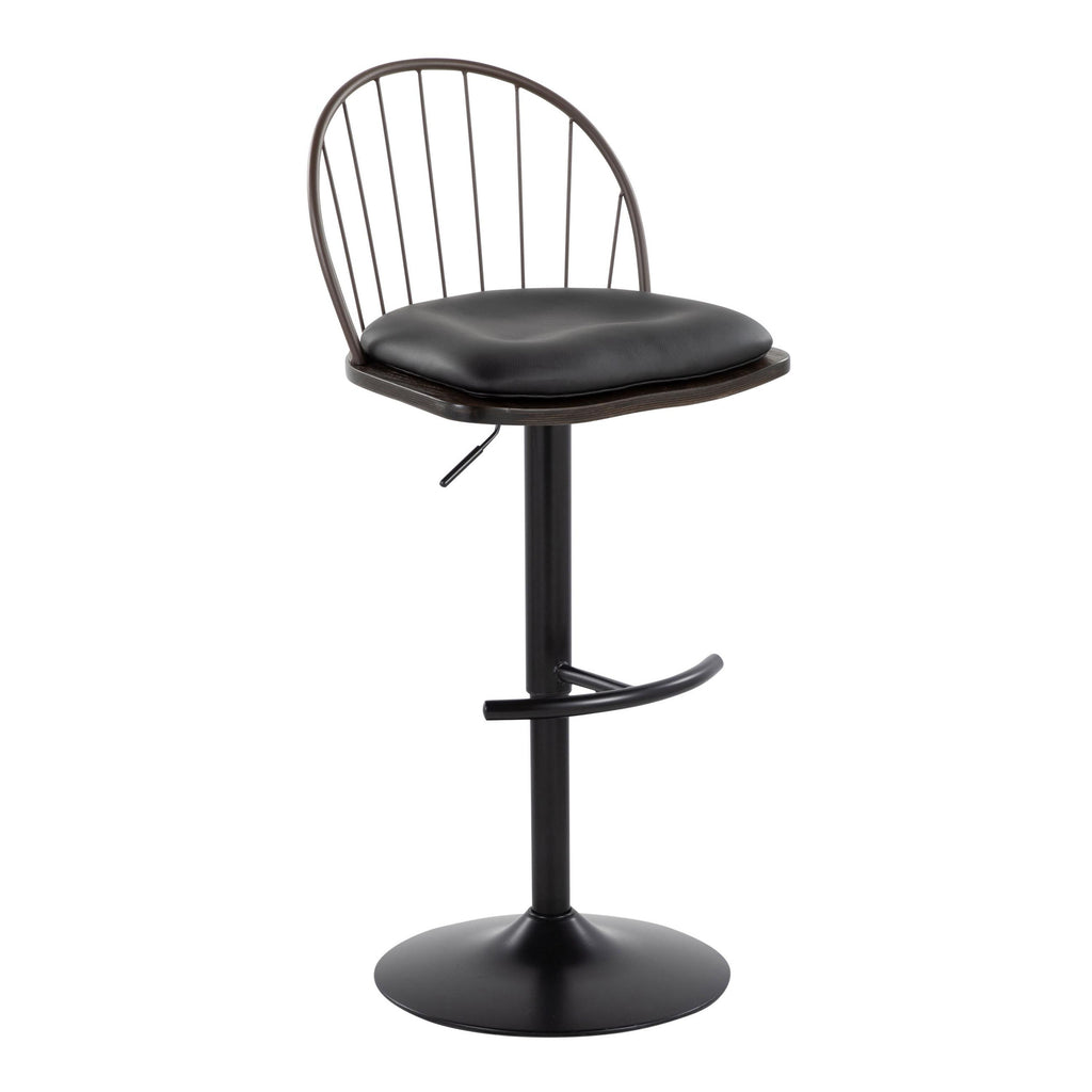 Adjustable Height Barstool with Swivel